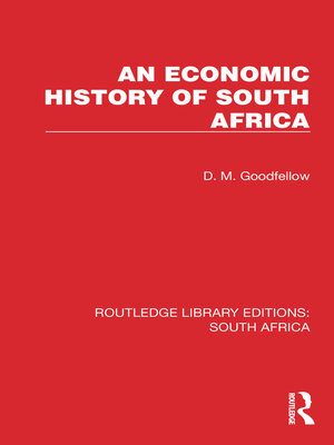 cover image of An Economic History of South Africa